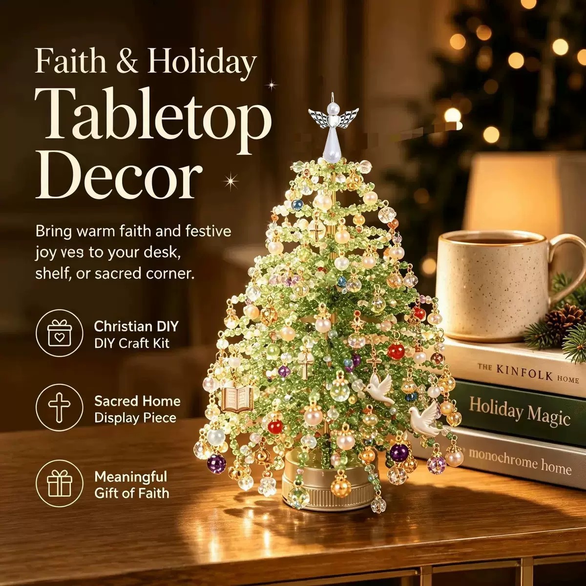 Resin Crafts Diy - Multi‑Theme DIY Beaded Tree Craft Kit