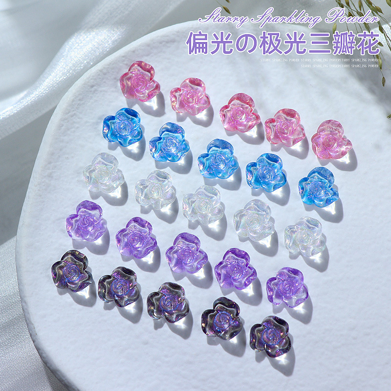 50pcs/pack 10x10mm nail art fi - Resin Glitter Pack 评论和价格