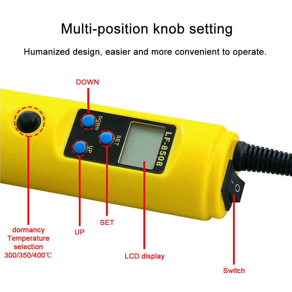 LCD Digital Heat Hot Air Gun D - Heat Gun Small 评论和价格