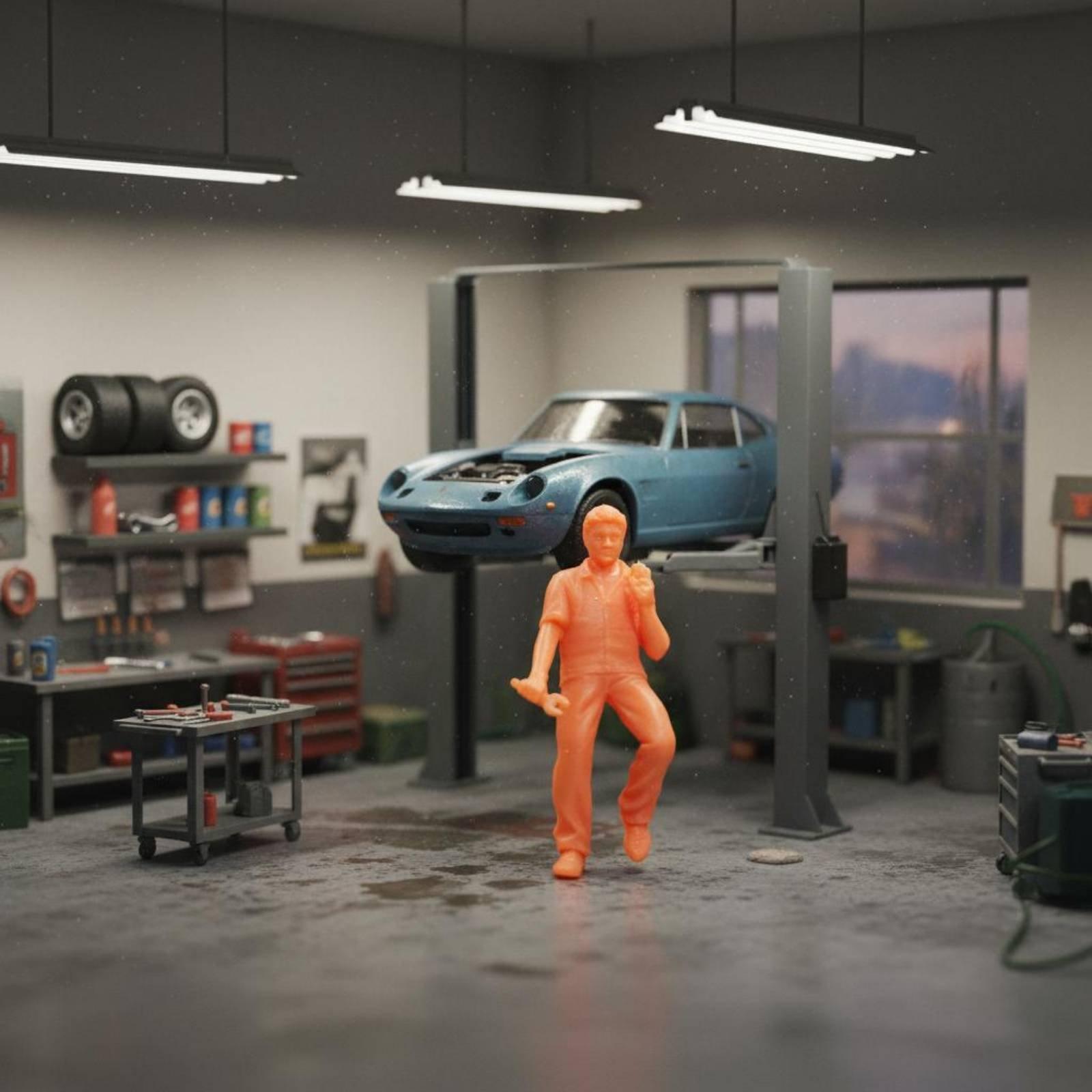 Resin Repairman Figure for 1 6 - Resin Craft Workshop 评论和价格