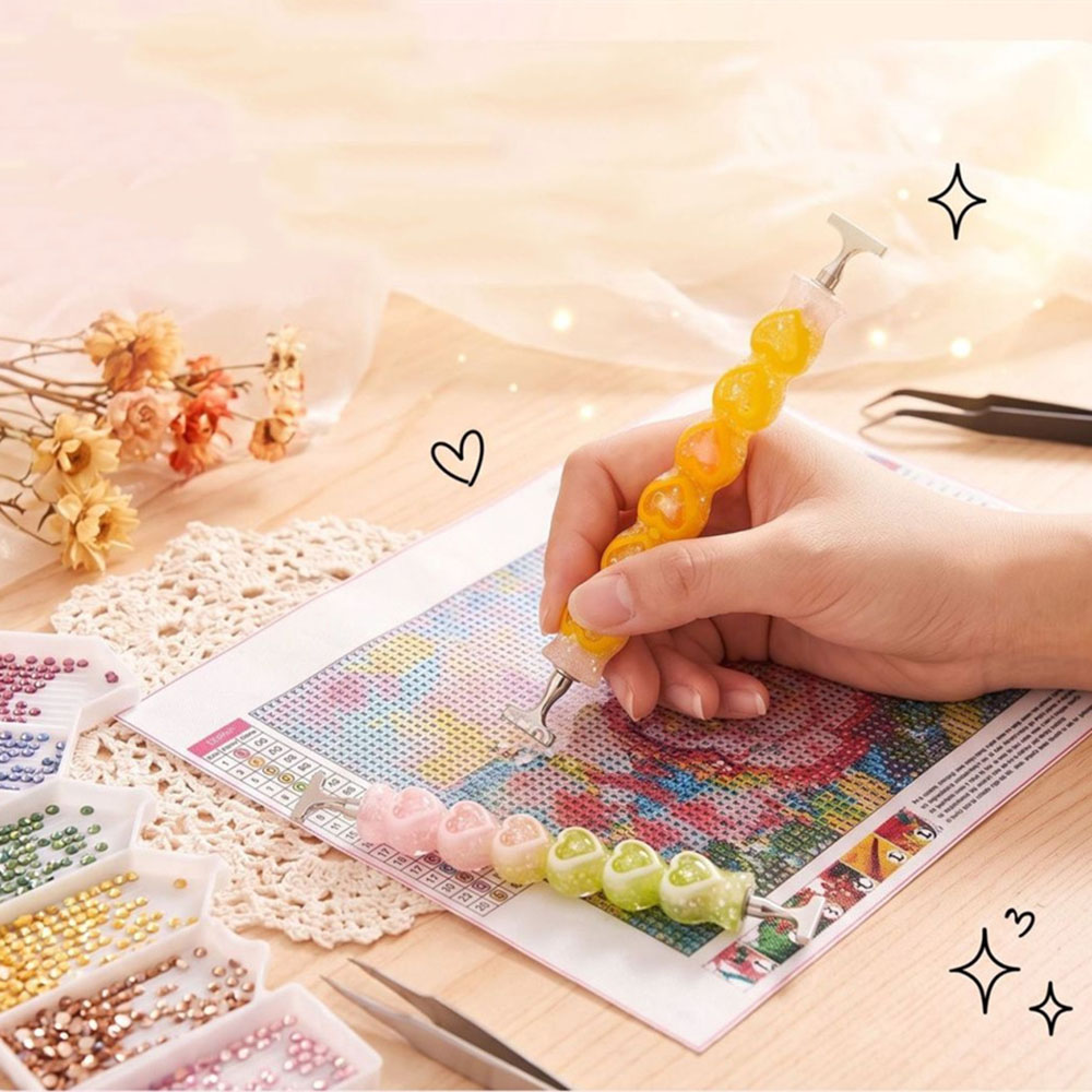 New Heart Shape Diamond Painti - Resin Craft Ideas 评论和价格