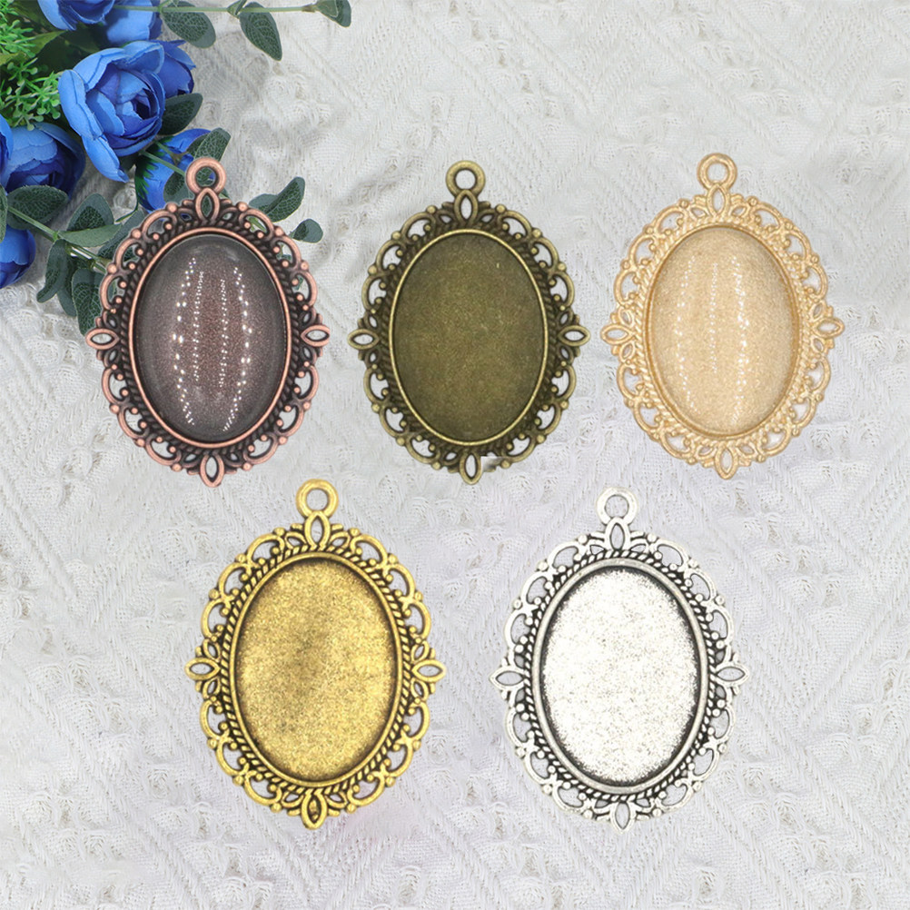 50Pcs Gemstone Pendant Vintage - Resin Crafts Diy 评论和价格