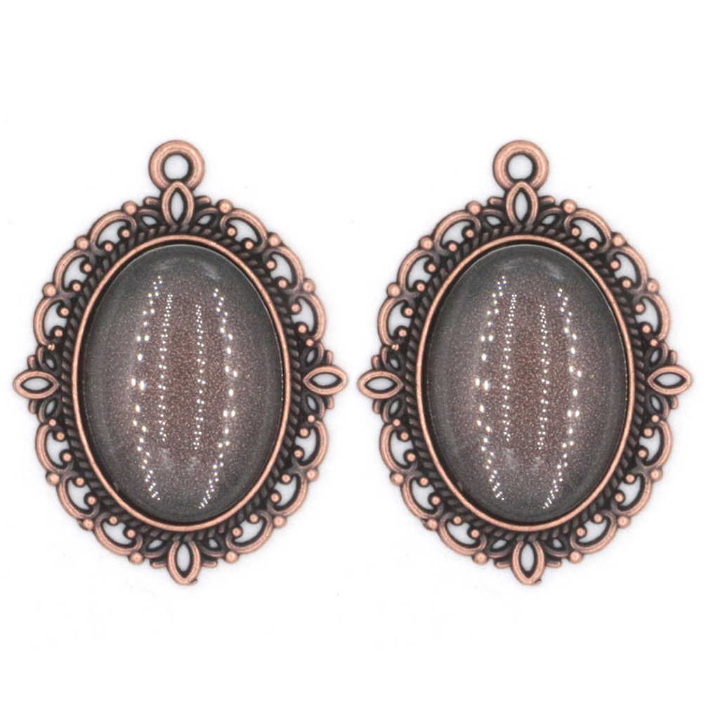 50Pcs Gemstone Pendant Vintage - Resin Crafts Diy 评论和价格